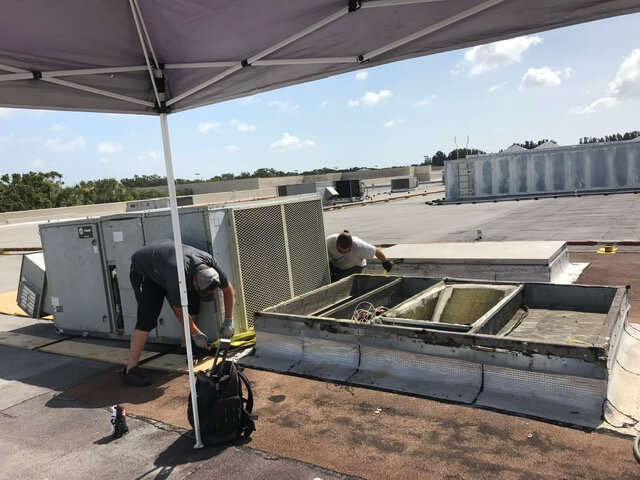 Commercial Ductless AC repair  in Melbourne FL.
